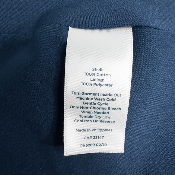 Talbots RSVP Floral Pleated Full Midi Skirt Size 8 Lined Blue Silver Pockets - Picture 16 of 16